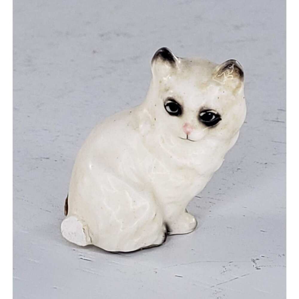 Josef Originals Persian Cat Kitten Miniature Figurine